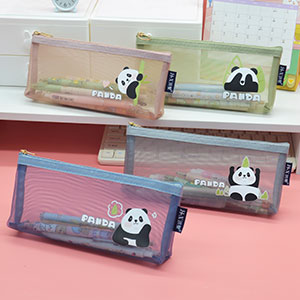 HX-1233 网纱三角笔袋